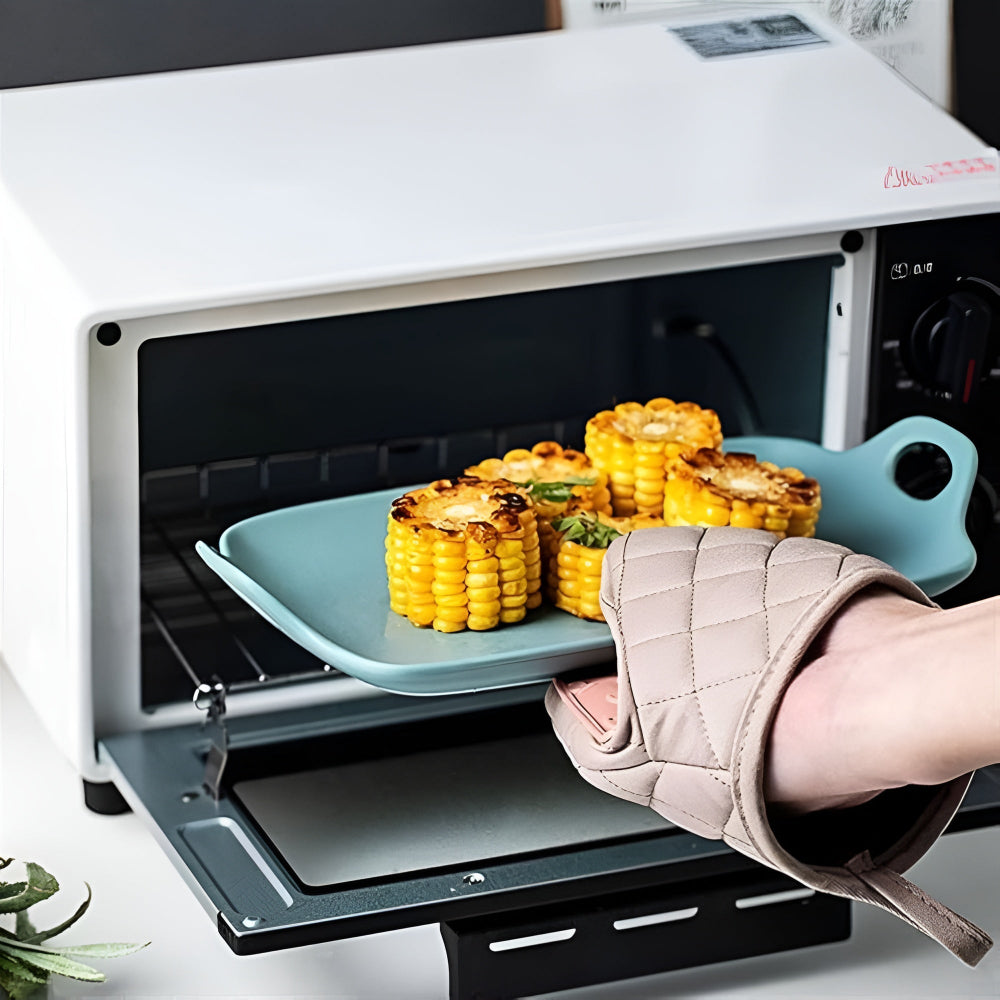 Gants de Cuisine Isolants en Silicone Matelassés