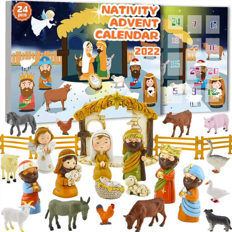 Calendrier de l'Avent Crèche de Noël - Pour une expérience de Noël magique
