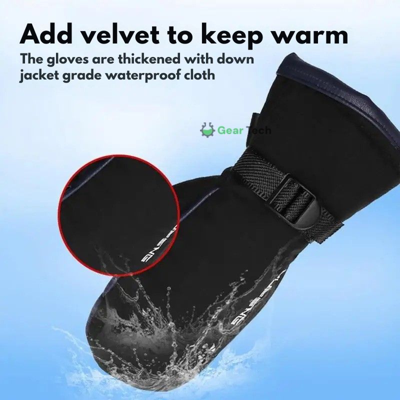 Skanto | Gants chauffants USB-électriques | Plug-and-play, chauffage double face, design imperméable, adapté pour le ski, la randonnée et la protection hivernale quotidienne