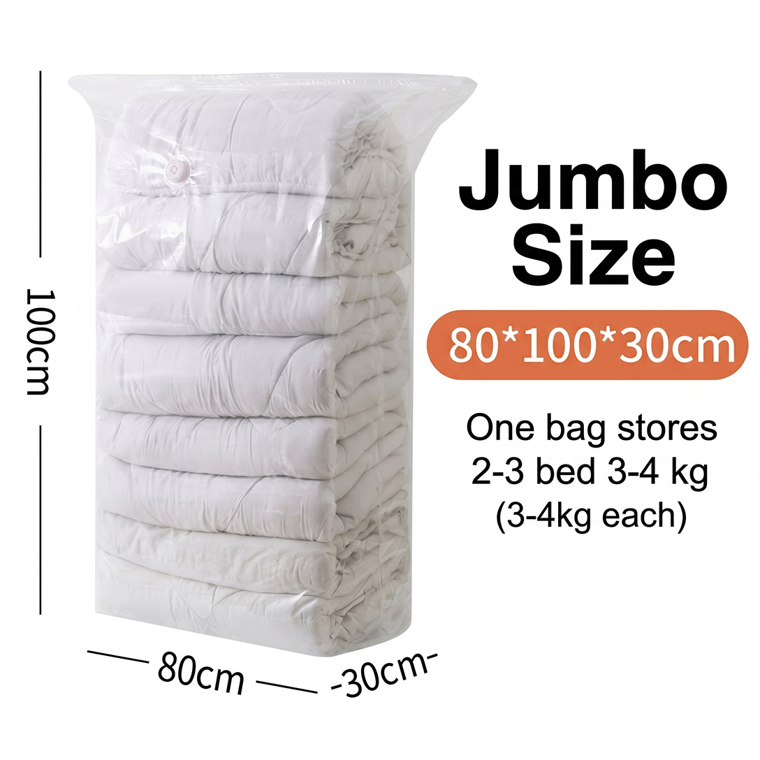 VACUNOVA – Sacs de Compression Sans Pompe pour un Gain de Place Facile