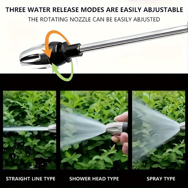 AQUABLAST - Pistolet à eau de jardin haute pression avec canon à mousse et pulvérisateur à long manche