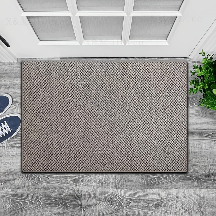 LUMEDWELL - Tapis d'entrée décoratif en forme d'ananas avec surface texturée et design anti-dérapant