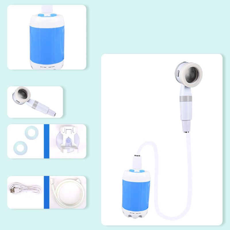 CAMPFLOW – Kit de Douche Extérieure pour Randonnée, Camping et Journées à la Plage
