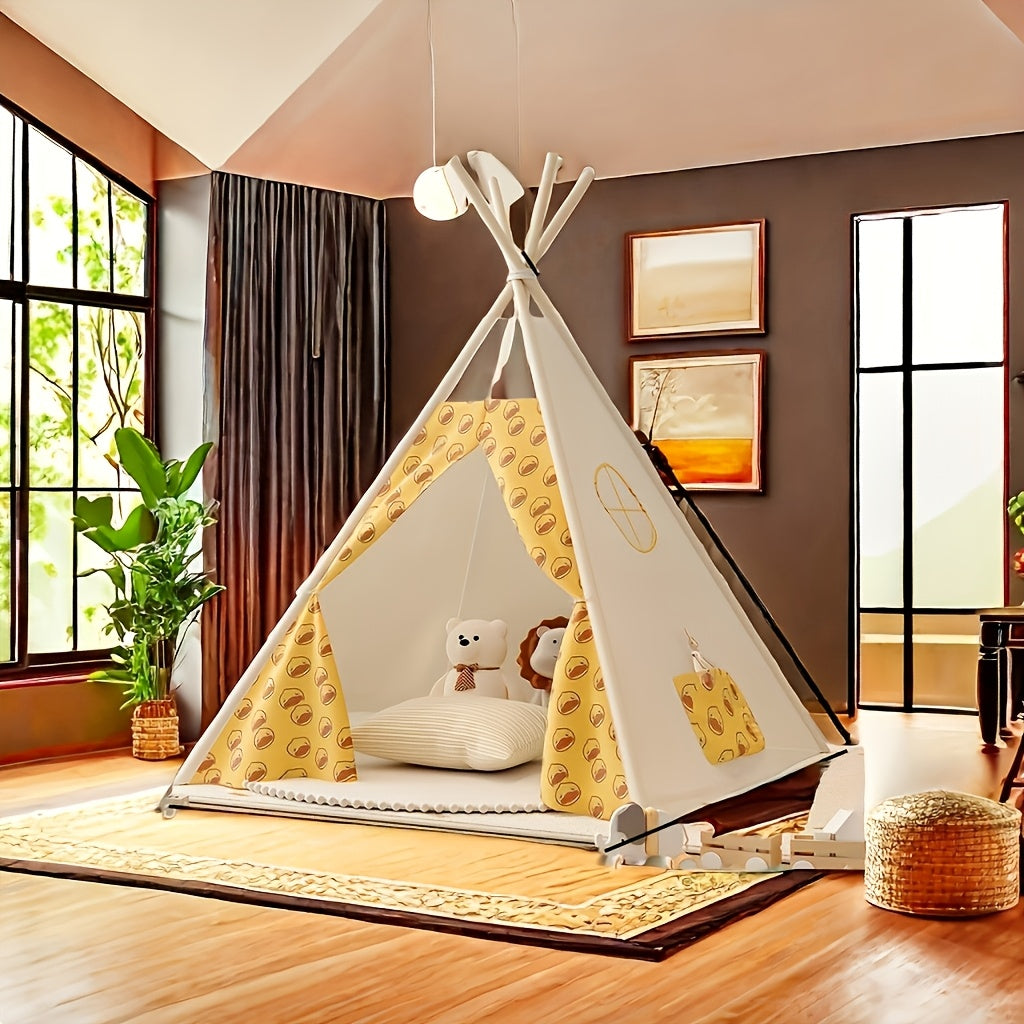 KiddieTipi Tente Tipi Multifonctionnelle - Tentes Douces pour Intérieur et Extérieur