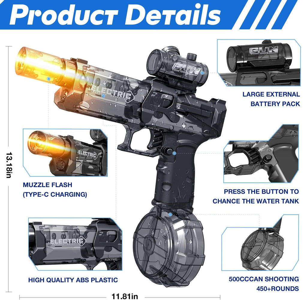Pistolet à haute capacité YoPoll pour jouet de natation à la plage