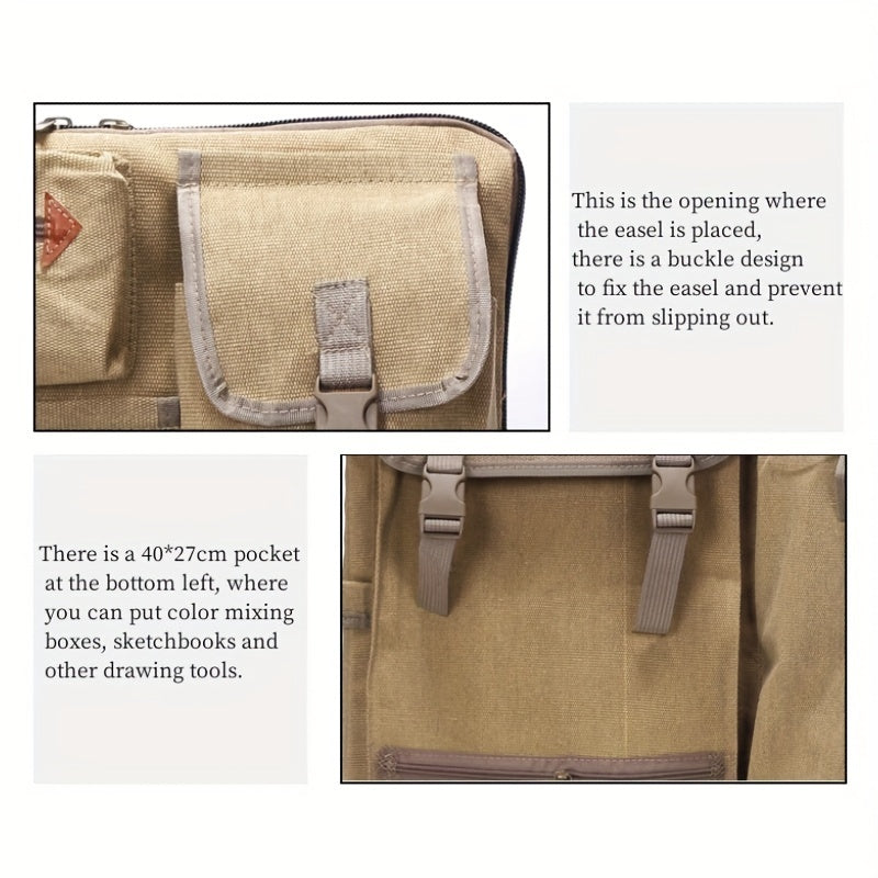 Sac à dos en toile pour table à dessin – Pratique, Durable et Facile à Transporter