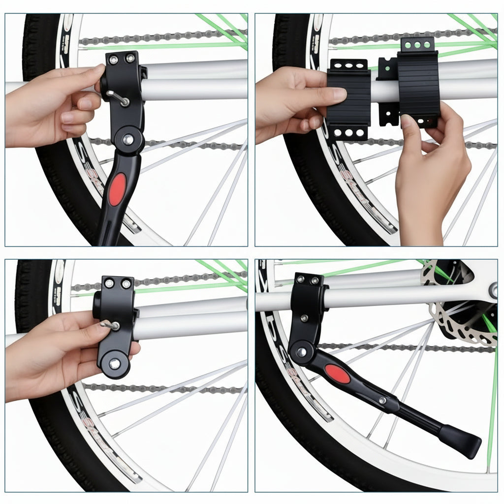 TRAILSTANCE - Support de béquille arrière stable pour vélos de montagne et de route