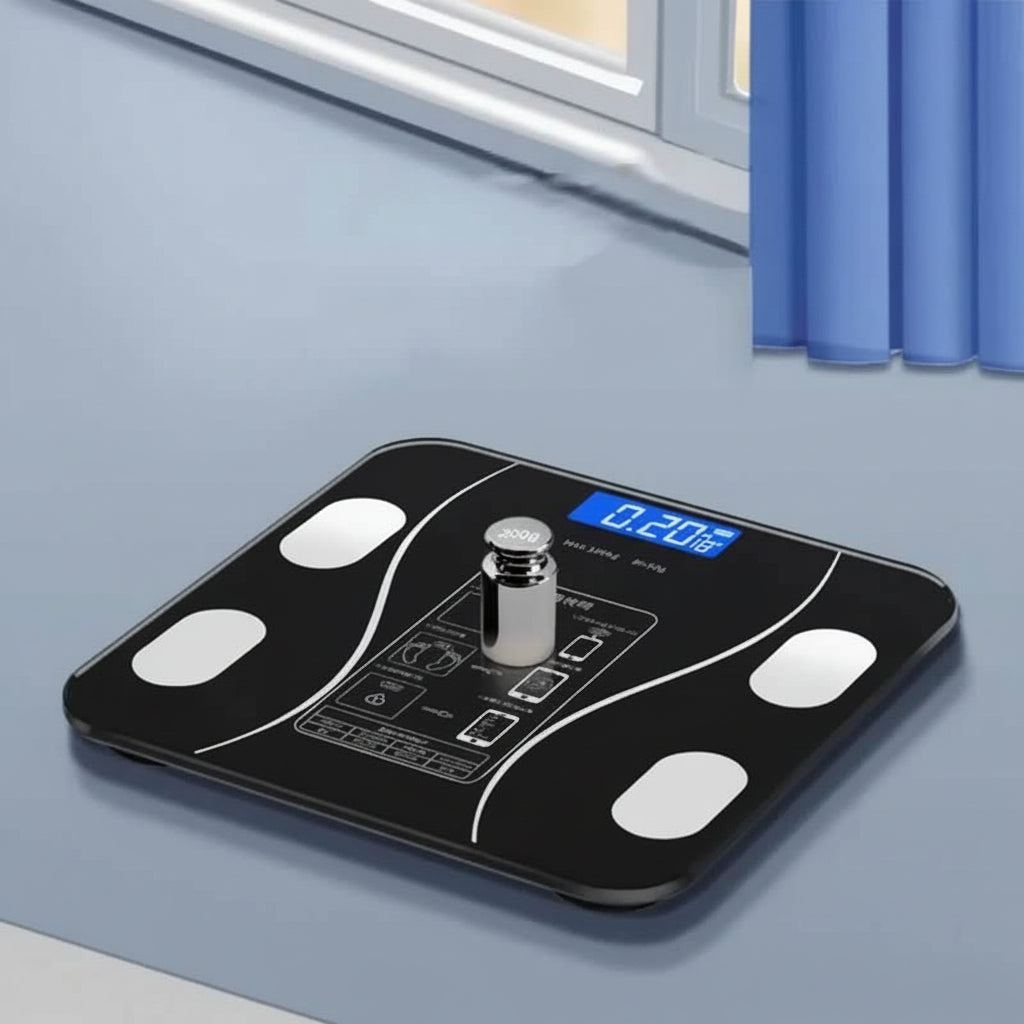 FITSCALE – Balance d'analyse corporelle intelligente avec connexion à l'application