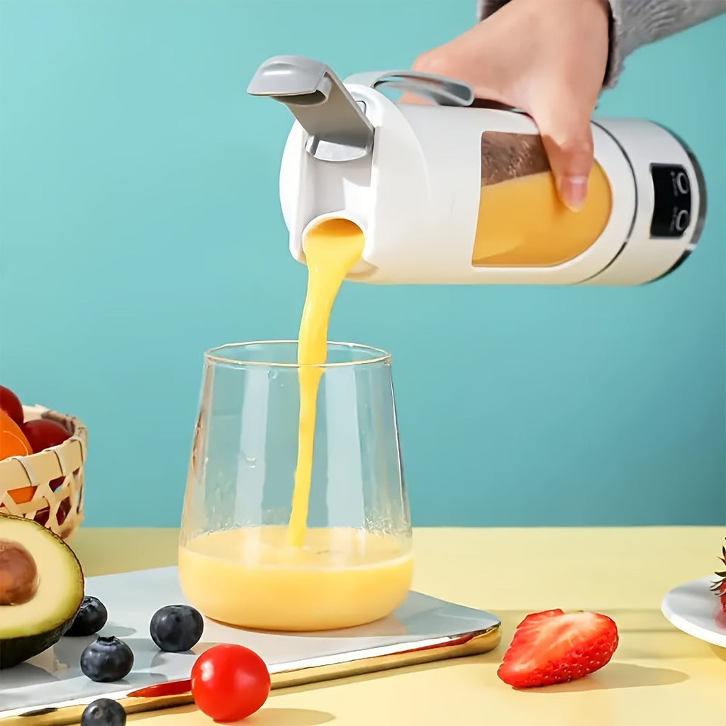 Mixeur et Extracteur de Jus USB Portable – Facile à nettoyer, parfait pour les boissons aux fruits et légumes, milkshakes, capacité de 10,14 oz à 16,91 oz