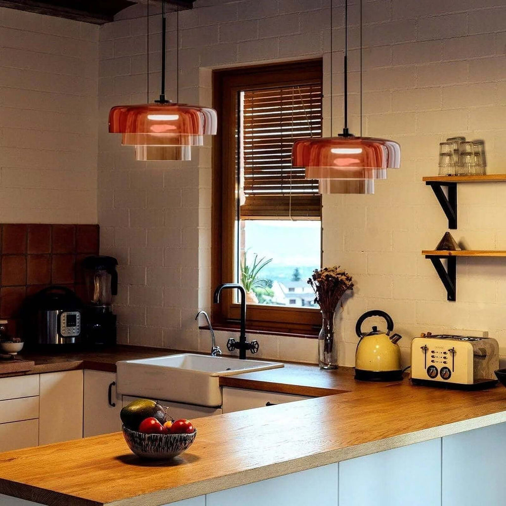 Suspension en Verre de Style Nordique
