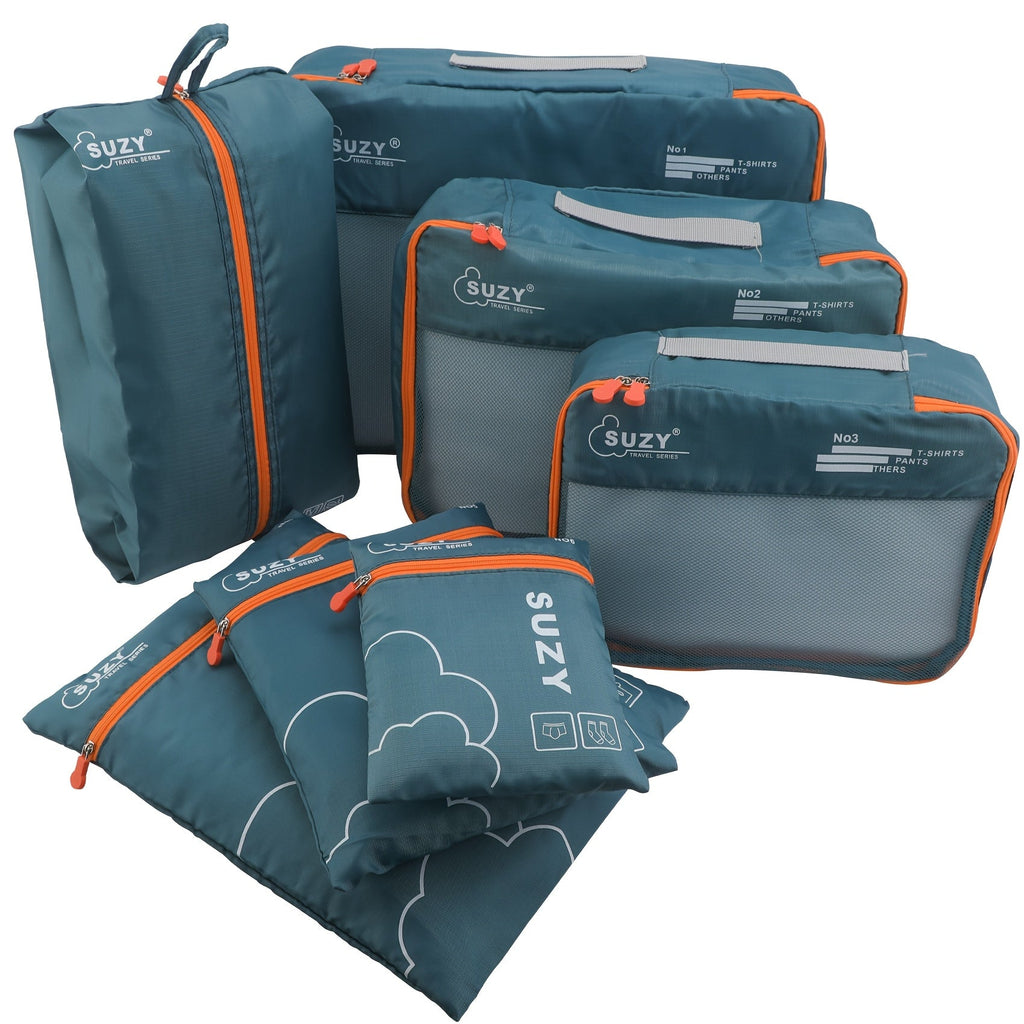 JOURNEASY - Ensemble de 7 sacs d'organisation de valise portable pour le voyage