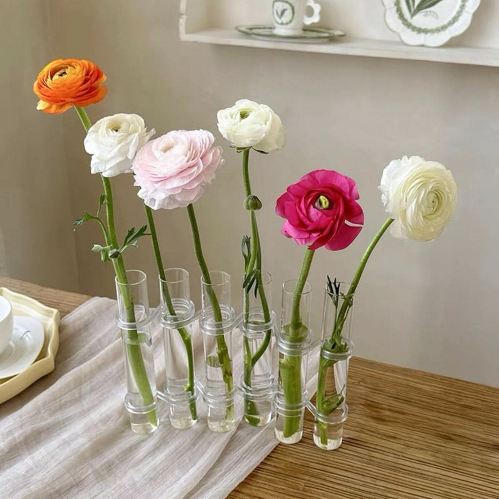 Vase modulaire élégant pour des arrangements floraux créatifs