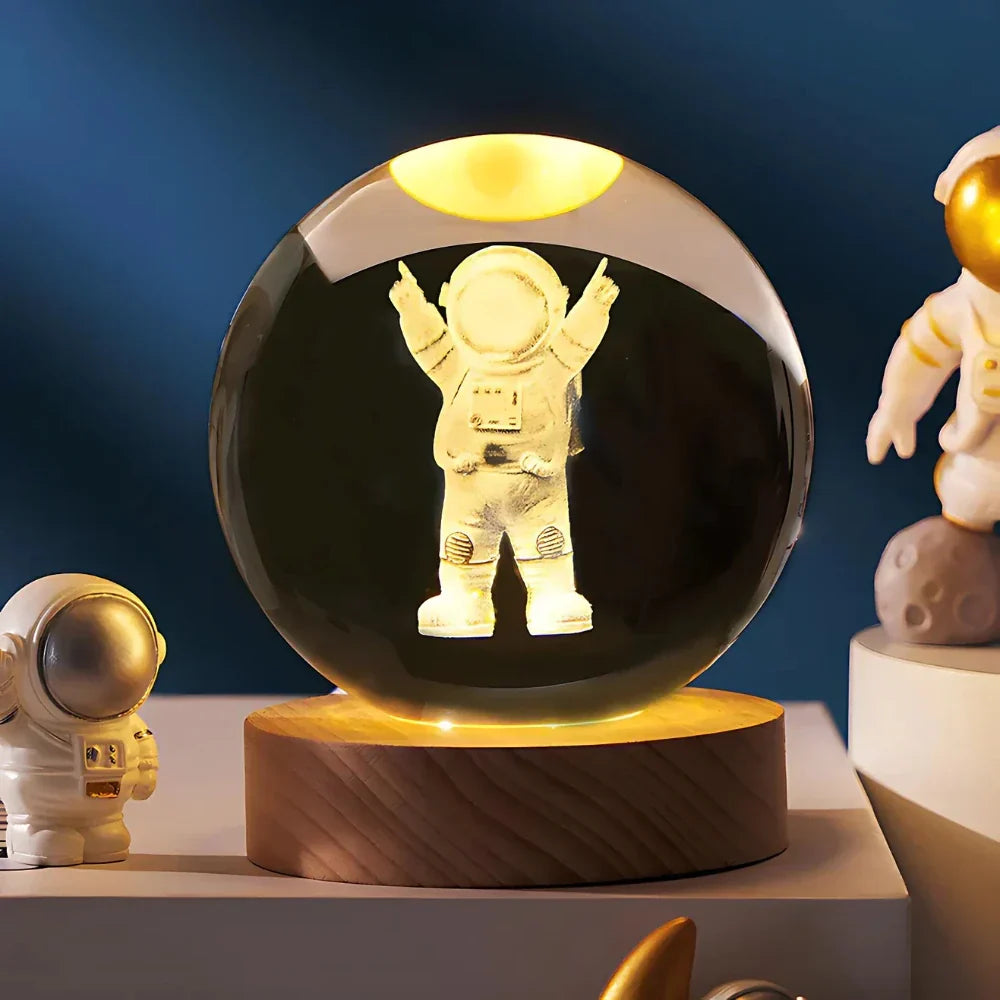 Boules de Cristal Gravées en 3D - Celestia