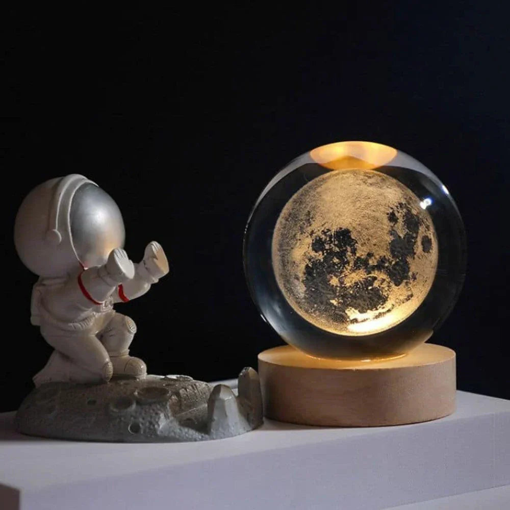 Boules de Cristal Gravées en 3D - Celestia