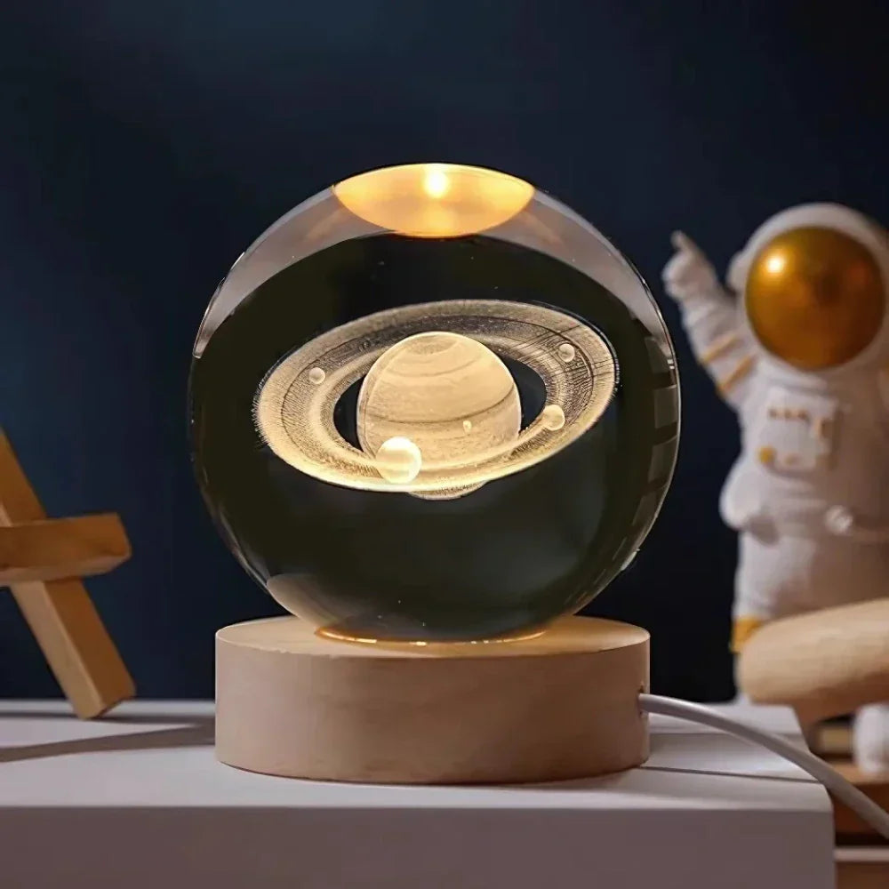 Boules de Cristal Gravées en 3D - Celestia