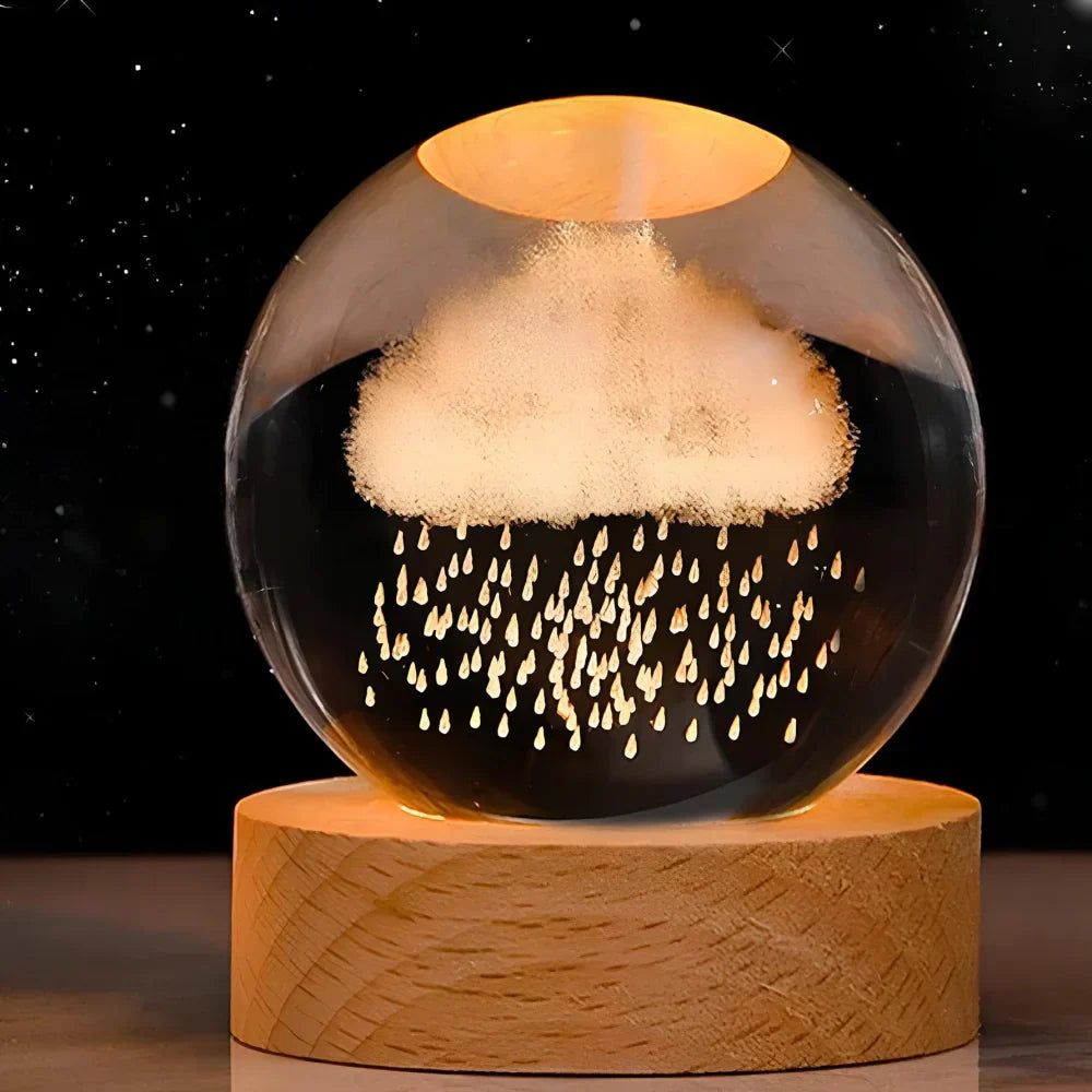 Boules de Cristal Gravées en 3D - Celestia