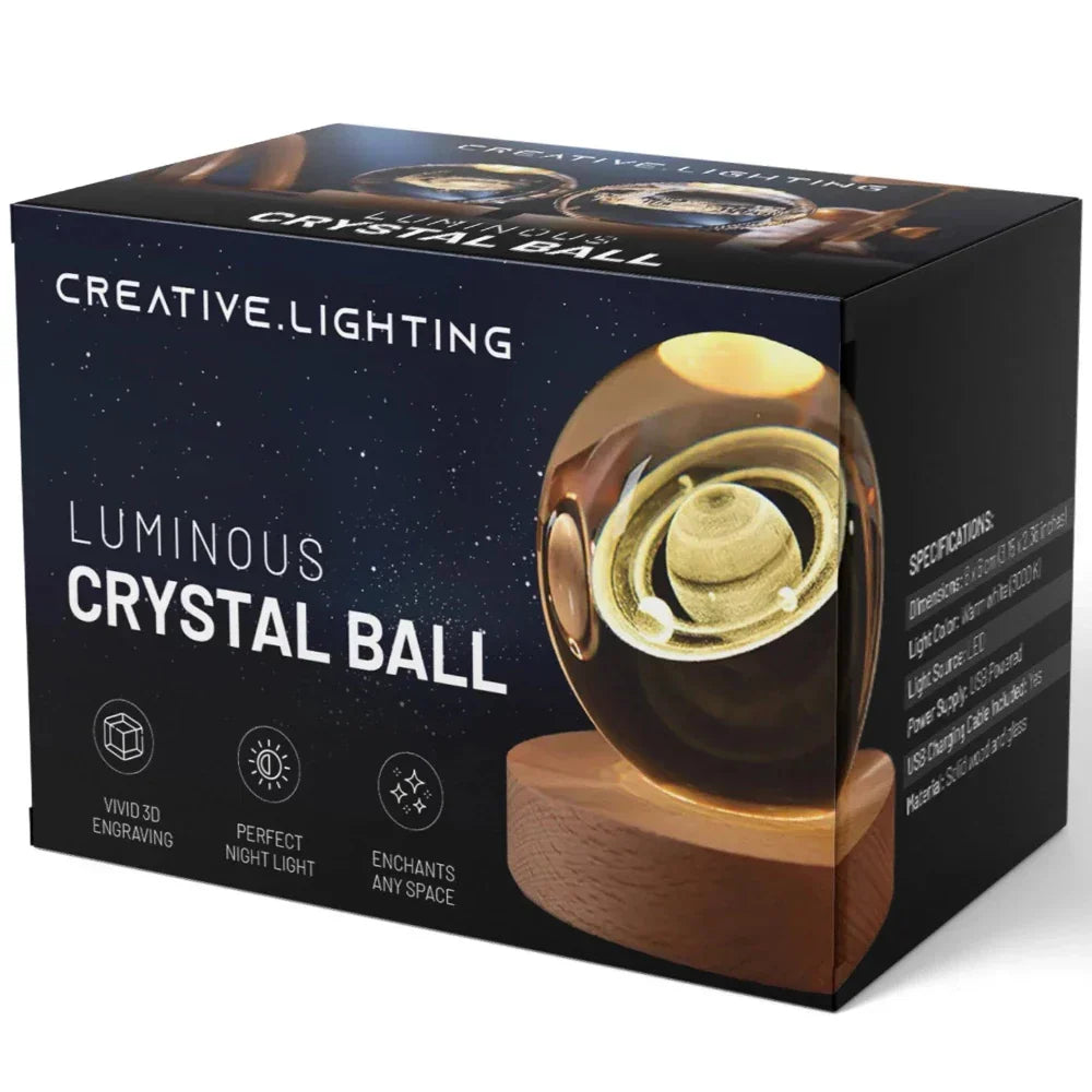 Boules de Cristal Gravées en 3D - Celestia
