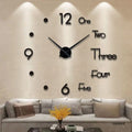 Horloge Murale 3D Stylée - TimeFlow