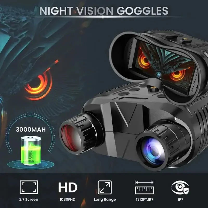 Jumelles de Vision Nocturne IR 3D