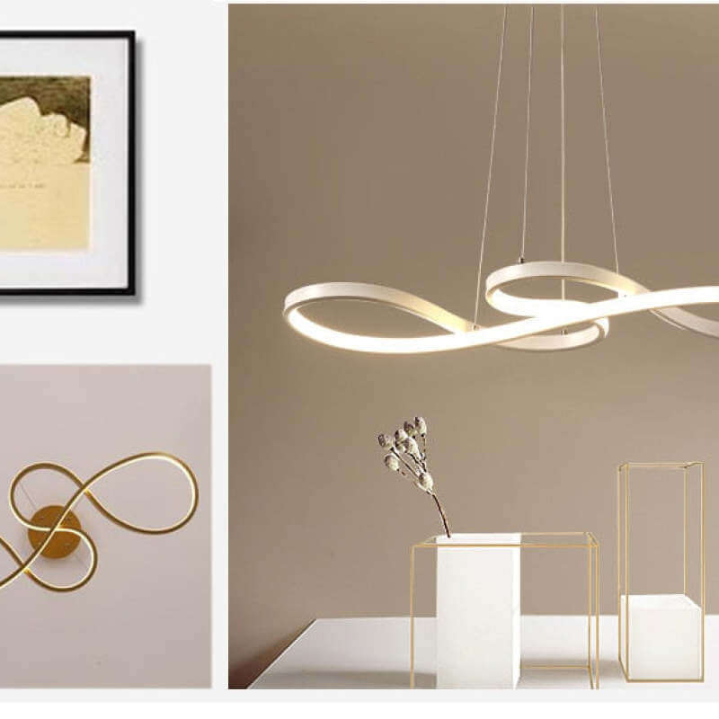 Lampe Suspendue LED Note de Musique - Éclairage Moderne