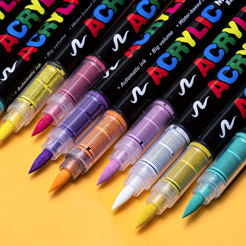 72 Marqueurs de Peinture Acrylique – Parfaits pour la Peinture Créative sur Divers Surfaces