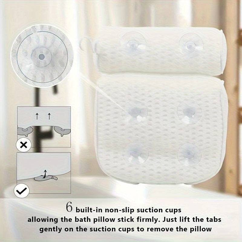 Coussin de Bain Relax Luxe – Confort et Soutien pour Chaque Baignoire