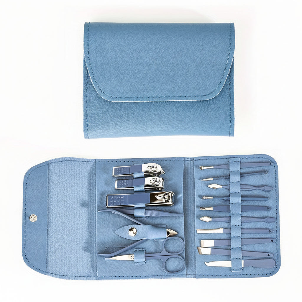 TRIMFORGE – Ensemble d'outils de manucure et pédicure en acier inoxydable de 16 pièces