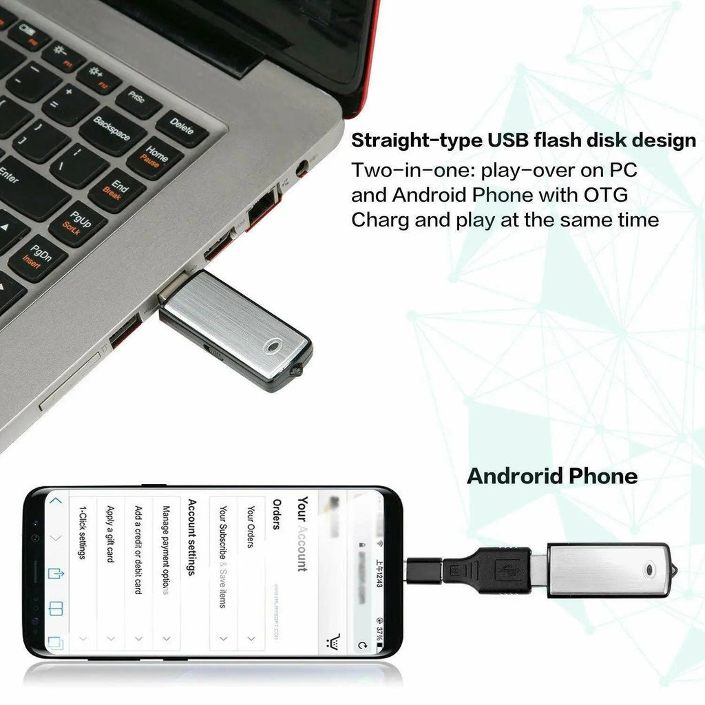 ECHONOVA – Enregistreur Audio USB avec Détection de Voix Intelligente
