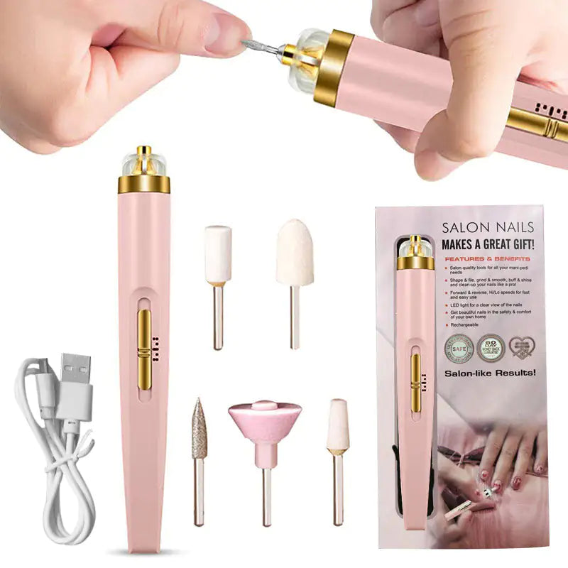 MagicNail™ – Perceuse à ongles et outils de nail art avec stylo LED précis [50 % de réduction]