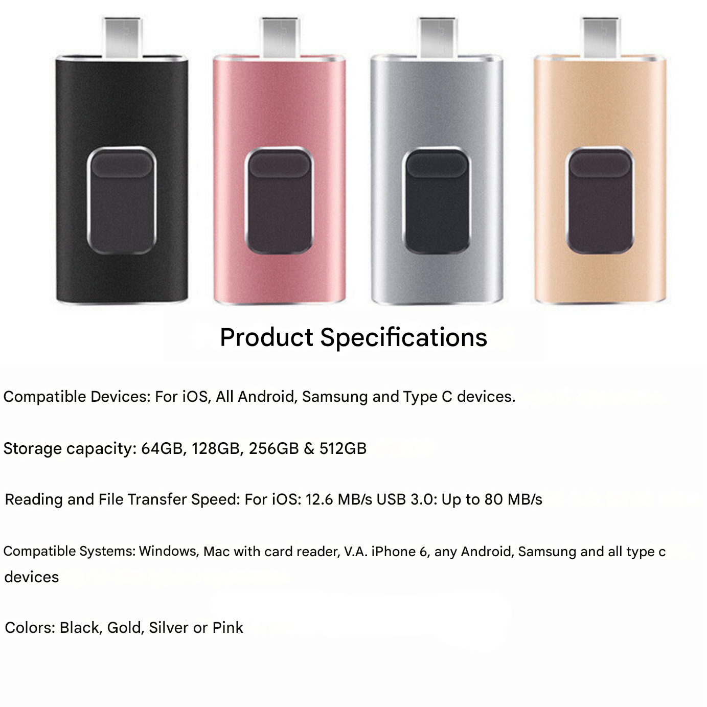 Clé USB 4-en-1 pour tous les appareils - DataFlex