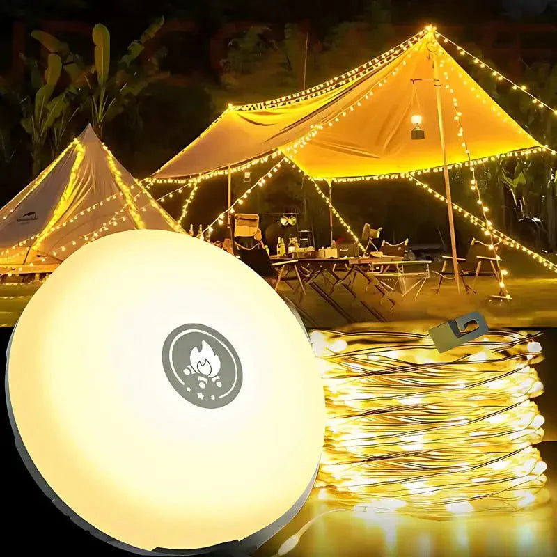 Lampe de camping rétractable 4-en-1