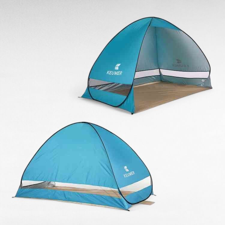 Journées à la Plage Faciles – Tente Pop-Up pour Familles avec Protection UV et Anti-Vent