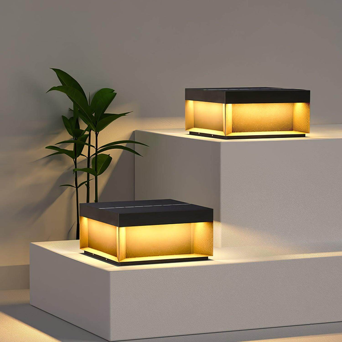 Lampe de Poste Solaire d'Extérieur - Étanche IP65