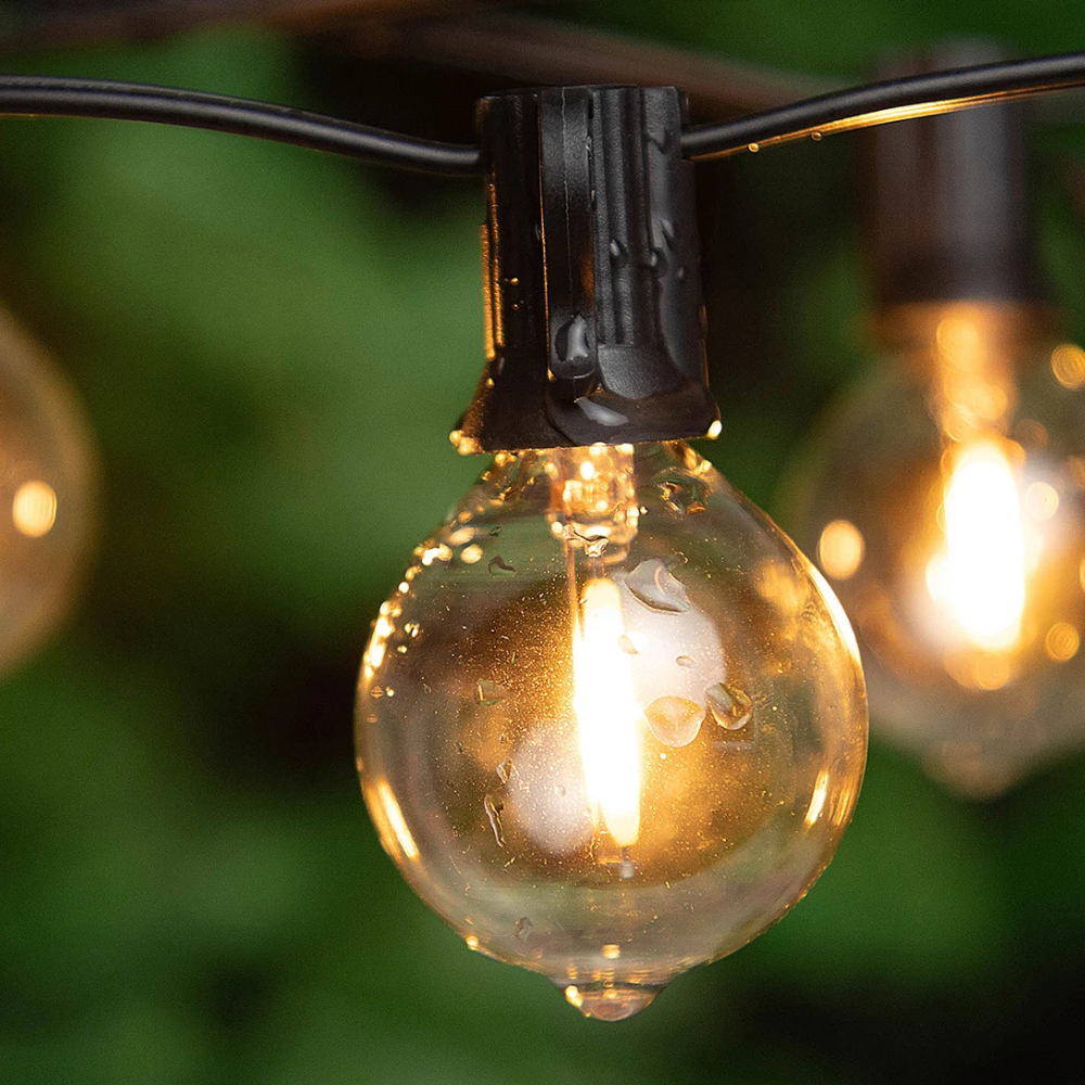 Guirlandes Solaire Extérieures - Lumières LED Globe pour Décoration de Jardin