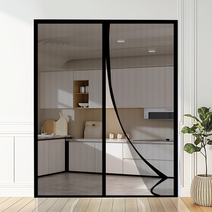 MAGNASEAL – Rideau de Porte en Maille Magnétique pour Protection Insectes sans Mains