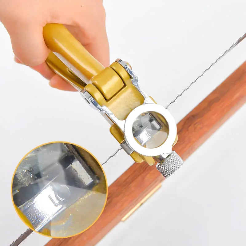 Boîte à onglets avec guide de scie | Angles réglables | Boîte de découpe de précision pour le travail du bois