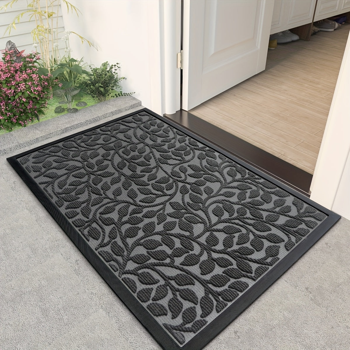 SAFEFEET - Tapis d'entrée avant, tapis durable pour zones à fort trafic pour la maison et les vacances