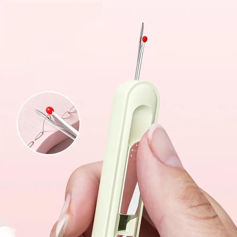 Dévidoir de fil et découseur 2-en-1 – Compact et Pratique