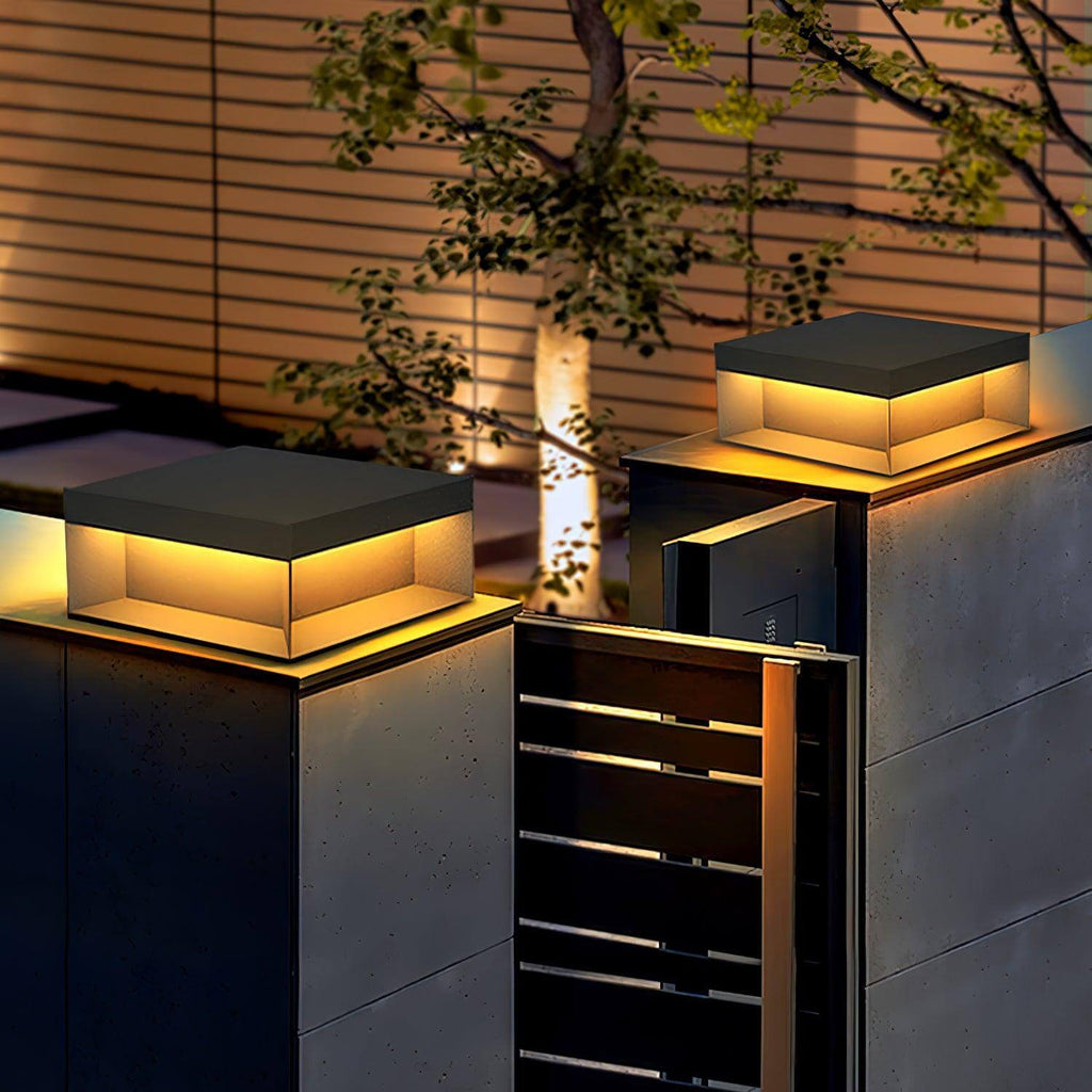 Lumière de Poste Solaire d'Extérieur - Étanche IP65