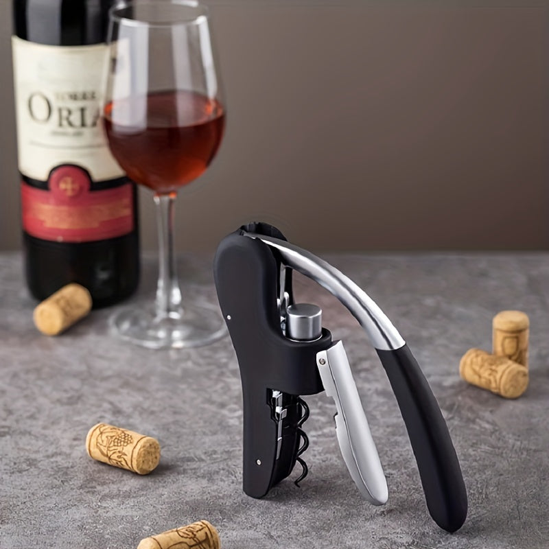 Tire-bouchon ergonomique – Ouvrir les bouteilles de vin rapidement et en toute sécurité pour la maison et la restauration