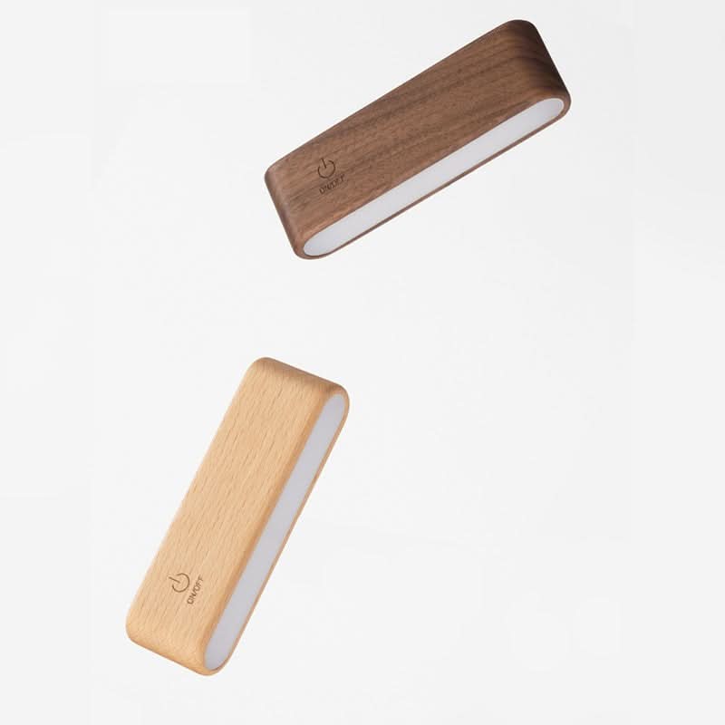 Lampe de bureau en bois massif avec chargement magnétique