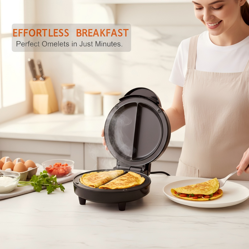 DualCook™ – Appareil de petit-déjeuner à double face pour des matins sans effort, rapides et sans stress [50 % de réduction]