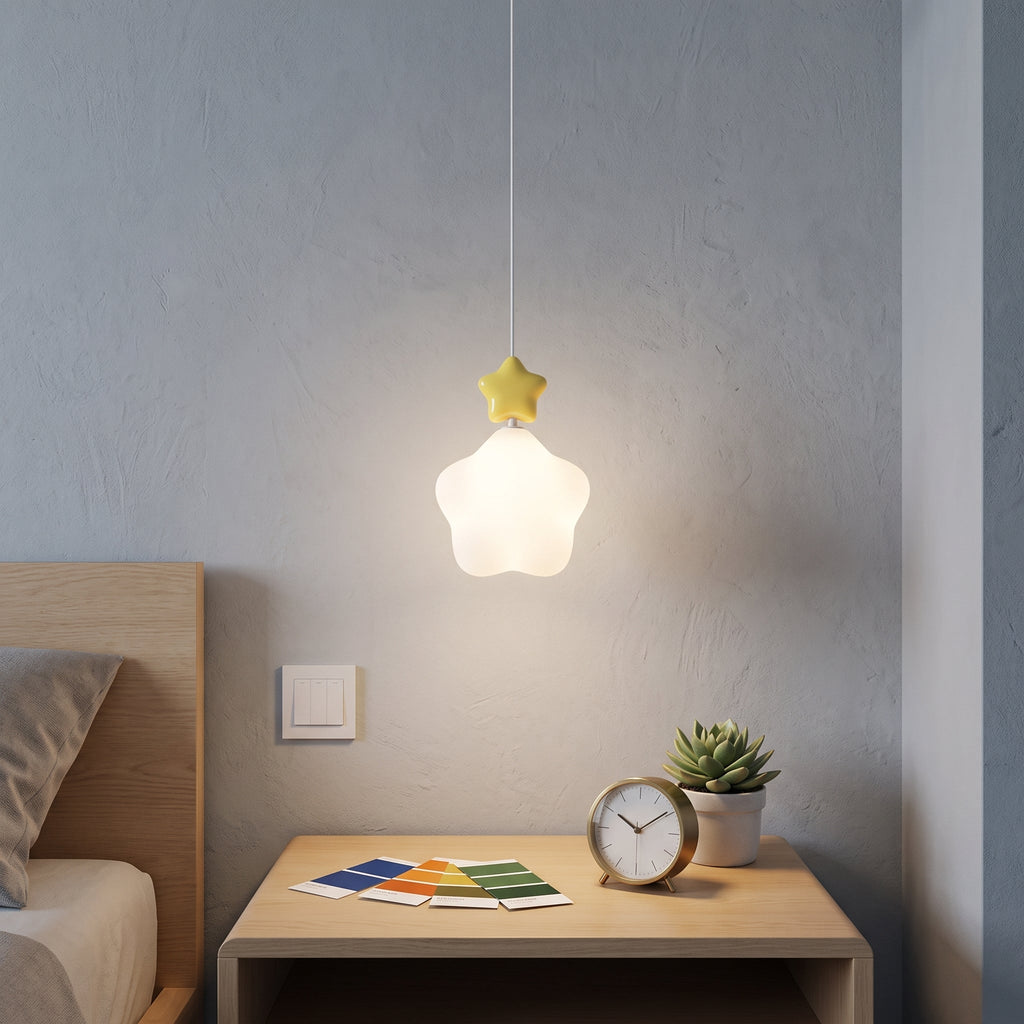 Lampe de plafond Nuage et Étoile LED pour Chambre d'Enfant