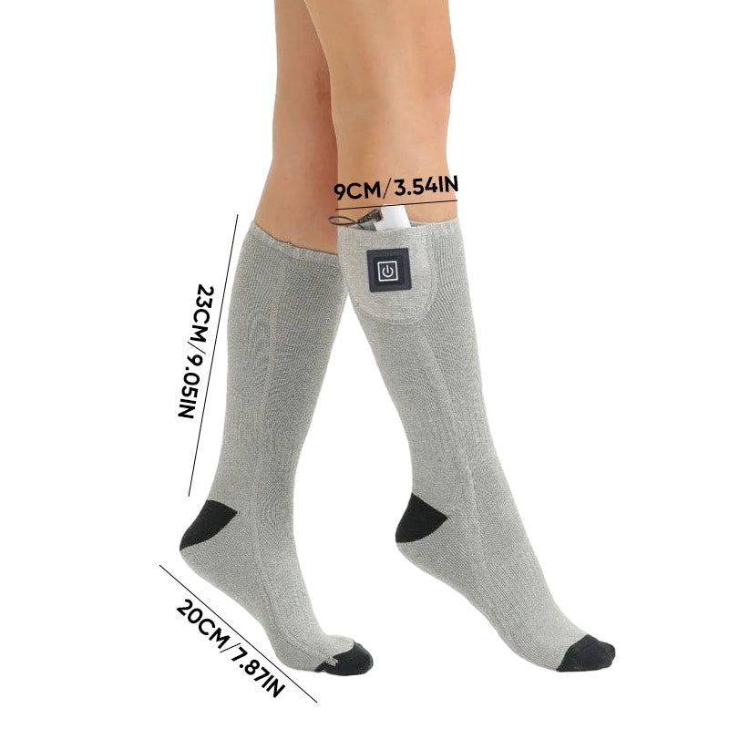 Chaussettes Chauffantes HeatWave – Rechargeables, Chaleureuses et Confortables