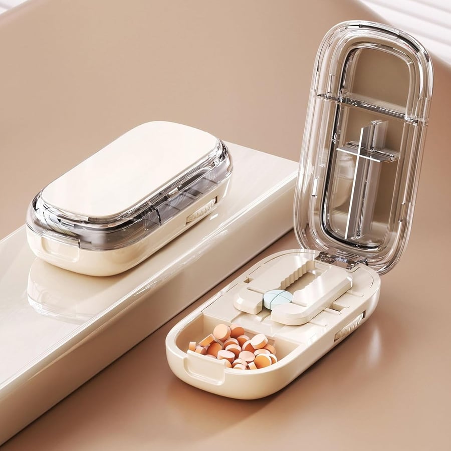 TrimTab | Distributeur de comprimés compact et adapté aux voyages
