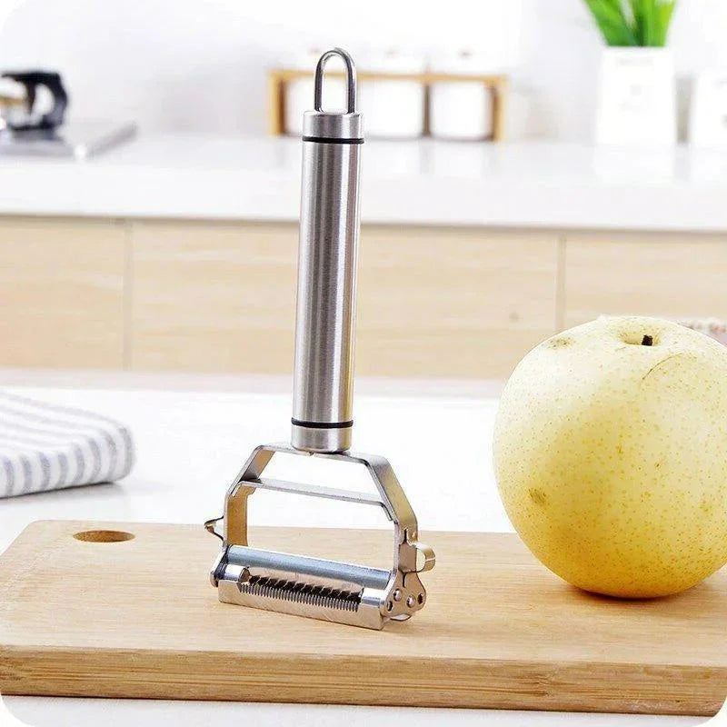 Râpe à légumes multifonction en acier inoxydable ultra-tranchante & coupe-julienne pour pommes de terre et carottes
