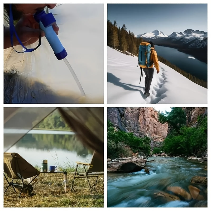 PureFlow Paille Filtre à Eau - Compacte et efficace pour de l'eau potable propre