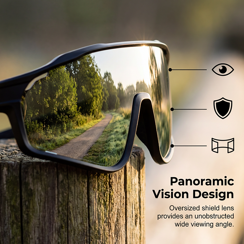 VisionFlex™ | Lunettes de sport – Photochromiques, protection UV & design panoramique