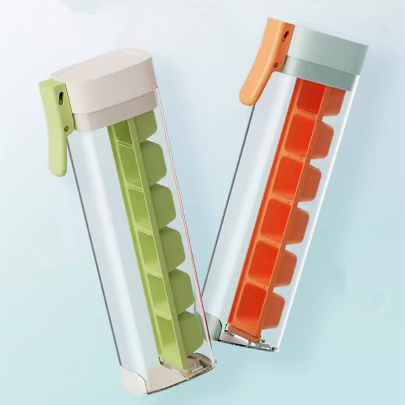 1+1 GRATUIT | FrostPulse™ | Moule à glaçons avec bouton – Hygiénique, facile à retirer & gain de place
