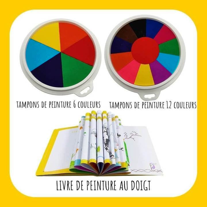 BrilliDazzle™ | Set de Peinture au Doigt – Éveillez immédiatement la créativité et la confiance en soi de votre enfant